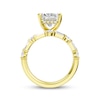 Thumbnail Image 3 of Now + Forever Lab-Grown Diamonds Emerald-Cut Bridal Set 5-1/2 ct tw 14K Yellow Gold