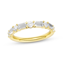 Now + Forever Lab-Grown Diamonds Wedding Band 3/4 ct tw 14K Yellow Gold
