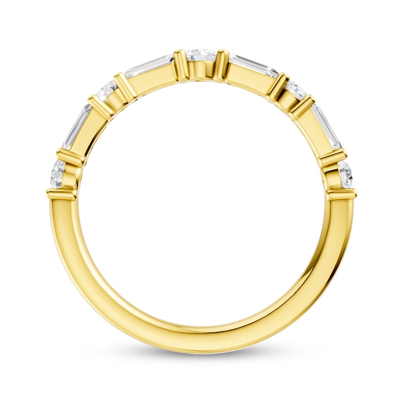 Main Image 3 of Now + Forever Lab-Grown Diamonds Wedding Band 3/4 ct tw 14K Yellow Gold