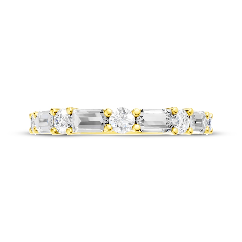 Main Image 4 of Now + Forever Lab-Grown Diamonds Wedding Band 3/4 ct tw 14K Yellow Gold