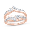 Thumbnail Image 1 of Now + Forever Marquise & Round-Cut Diamond Enhancer Ring 5/8 ct tw 14K Rose Gold
