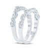 Thumbnail Image 2 of Now + Forever Marquise & Round-Cut Diamond Enhancer Ring 3/4 ct tw 14K White Gold