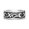 Thumbnail Image 4 of Men's Scrollwork Ring Stainless Steel