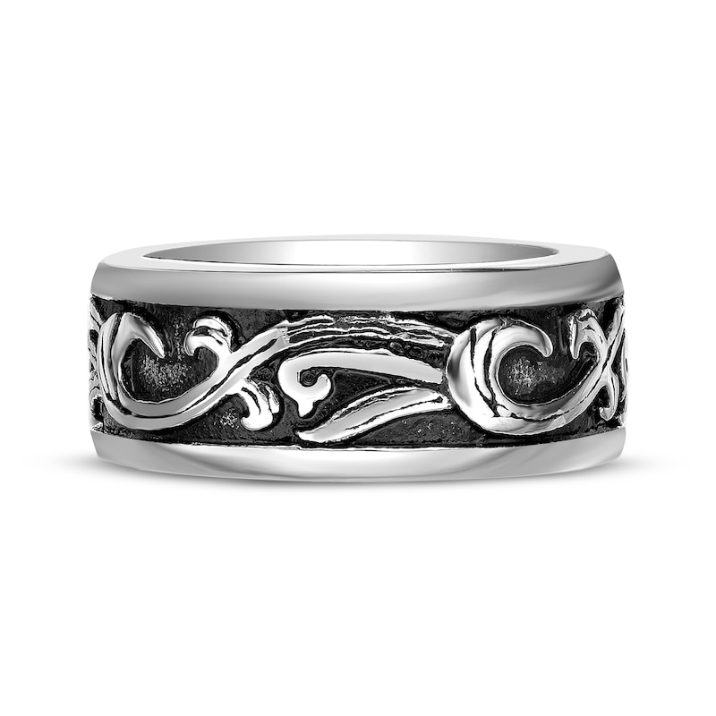 Main Image 4 of Men's Scrollwork Ring Stainless Steel