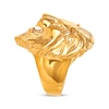 Thumbnail Image 1 of Lion's Head Ring Yellow Ion-Plated Stainless Steel