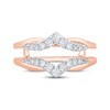Thumbnail Image 3 of Now + Forever Diamond Chevron Enhancer Ring 3/8 ct tw 14K Two-Tone Gold