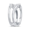 Thumbnail Image 2 of Now + Forever Diamond Chevron Enhancer Ring 3/8 ct tw 14K White Gold