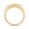 Thumbnail Image 3 of Now + Forever Men's Diamond Angled Wedding Band 1/4 ct tw 10K Yellow Gold