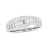 Thumbnail Image 1 of Now + Forever Men's Diamond Wedding Band 1/4 ct tw 10K White Gold
