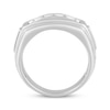 Thumbnail Image 3 of Now + Forever Men's Diamond Angled Wedding Band 1/2 ct tw 10K White Gold