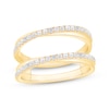 Thumbnail Image 1 of Now + Forever Diamond Crossover Enhancer Ring 3/8 ct tw 14K Yellow Gold