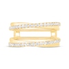 Thumbnail Image 3 of Now + Forever Diamond Crossover Enhancer Ring 3/8 ct tw 14K Yellow Gold