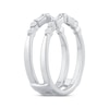 Thumbnail Image 2 of Now + Forever Baguette & Round-Cut Diamond Enhancer Ring 1/2 ct tw 14K White Gold