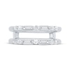 Thumbnail Image 3 of Now + Forever Baguette & Round-Cut Diamond Enhancer Ring 1/2 ct tw 14K White Gold