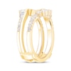 Thumbnail Image 2 of Now + Forever Baguette & Round-Cut Diamond Asymmetric Curve Enhancer Ring 1/2 ct tw 14K Yellow Gold
