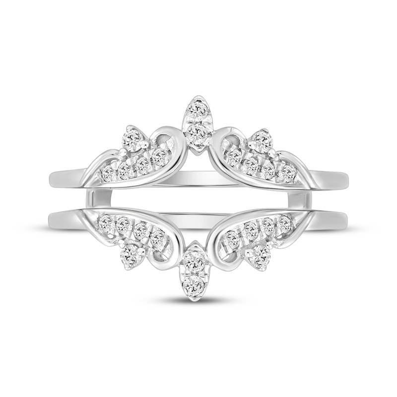 Main Image 3 of Now + Forever Diamond Contoured Enhancer Ring 1/4 ct tw 14K White Gold