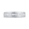 Thumbnail Image 3 of Now + Forever Men's Baguette & Round-Cut Diamond Wedding Band 1/4 ct tw 10K White Gold 5.8mm