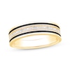 Thumbnail Image 0 of Men's Diamond Wedding Band 1/4 ct tw 10K Yellow Gold