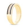 Thumbnail Image 1 of Men's Diamond Wedding Band 1/4 ct tw 10K Yellow Gold