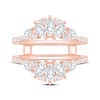 Thumbnail Image 3 of Now + Forever Marquise & Round-Cut Diamond Enhancer Ring 7/8 ct tw 14K Rose Gold