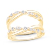Thumbnail Image 1 of Now + Forever Diamond Crossover Enhancer Ring 1/2 ct tw 14K Yellow Gold