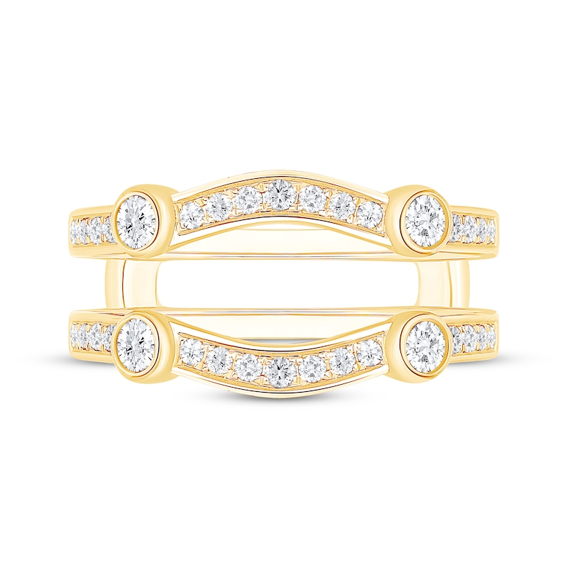 Main Image 3 of Now + Forever Diamond Bezel Enhancer Ring 1/2 ct tw 14K Yellow Gold