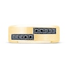 Thumbnail Image 3 of Now + Forever Men's Black Diamond Asymmetric Row Wedding Band 1/3 ct tw 10K Yellow Gold