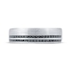 Thumbnail Image 3 of Now + Forever Men's Black Diamond Two-Row Wedding Band 1/3 ct tw 10K White Gold