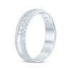 Thumbnail Image 2 of Now + Forever Men's Diamond Pyramid Edge Wedding Band 1/2 ct tw 10K White Gold
