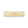 Thumbnail Image 3 of Now + Forever Men's Diamond Two-Row Beveled Wedding Band 1/2 ct tw 10K Yellow Gold