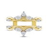 Thumbnail Image 3 of Now + Forever Marquise & Round-Cut Diamond Enhancer Ring 1/2 ct tw 14K Yellow Gold