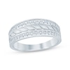Thumbnail Image 1 of Now + Forever Men's Diamond Wedding Band 1/2 ct tw 10K White Gold