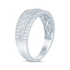 Thumbnail Image 2 of Now + Forever Men's Diamond Wedding Band 1/2 ct tw 10K White Gold