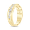 Thumbnail Image 2 of Now + Forever Men's Diamond Channel Wedding Band 1 ct tw 10K Yellow Gold