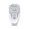 Thumbnail Image 2 of Men's Diamond Chain Link Ring 3/4 ct tw 10K White Gold