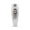 Thumbnail Image 2 of Now + Forever Men's Champagne & White Diamond Wedding Band 1/3 ct tw 10K White Gold