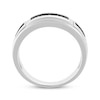 Thumbnail Image 3 of Now + Forever Men's Champagne & White Diamond Wedding Band 1/3 ct tw 10K White Gold
