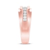 Thumbnail Image 2 of Now + Forever Men's Diamond Wedding Band 1/2 ct tw 10K Rose Gold