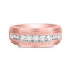 Thumbnail Image 4 of Now + Forever Men's Diamond Wedding Band 1/2 ct tw 10K Rose Gold