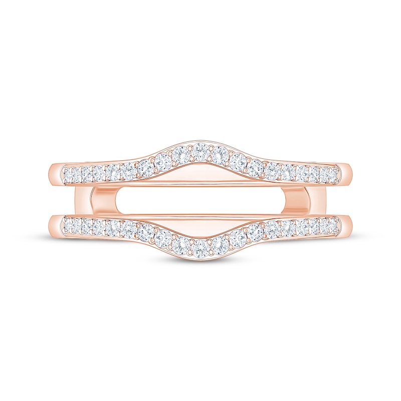 Main Image 3 of Now + Forever Diamond Contour Enhancer Ring 1/4 ct tw 14K Rose Gold