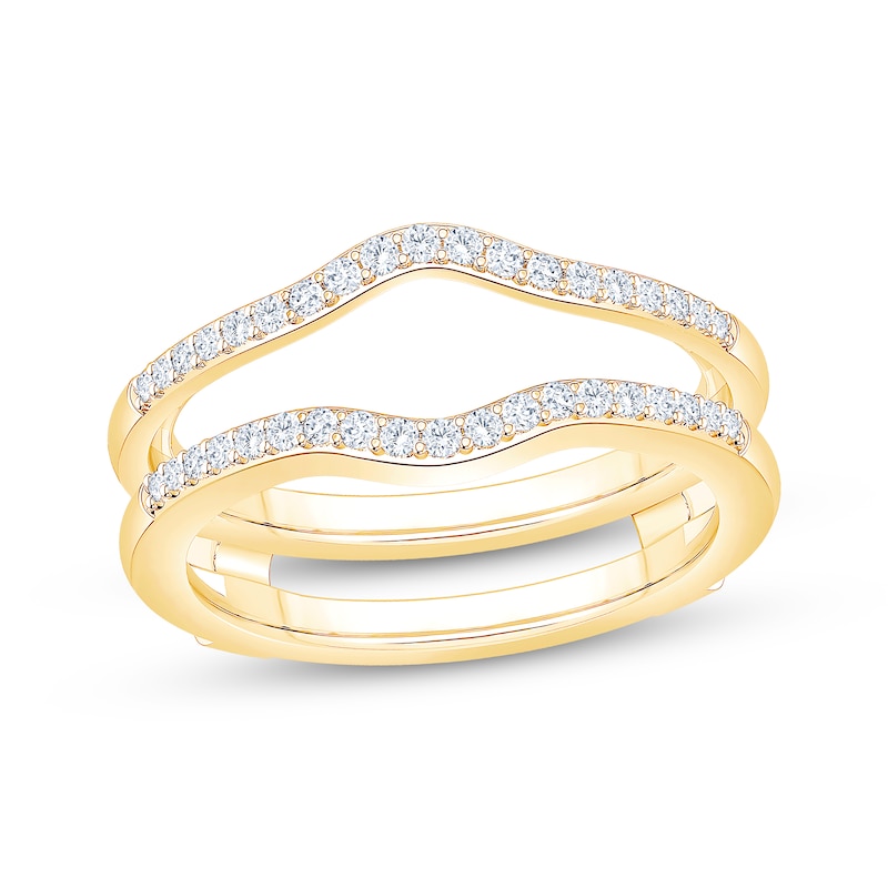 Main Image 1 of Now + Forever Diamond Contour Enhancer Ring 1/4 ct tw 14K Yellow Gold