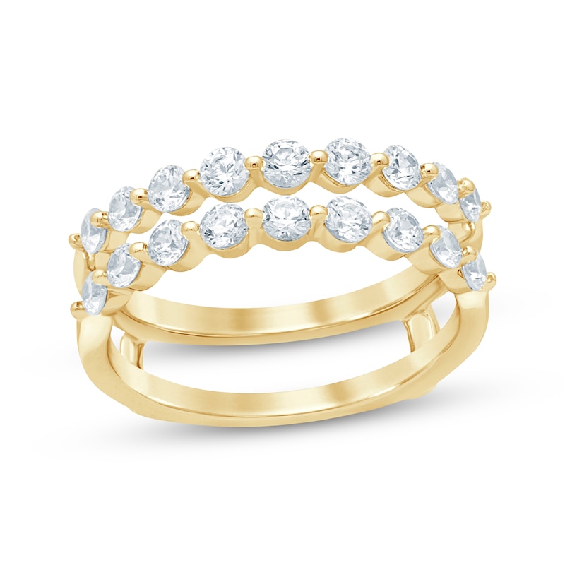 Main Image 1 of Now + Forever Diamond Enhancer Ring 1 ct tw Round-cut 14K Yellow Gold