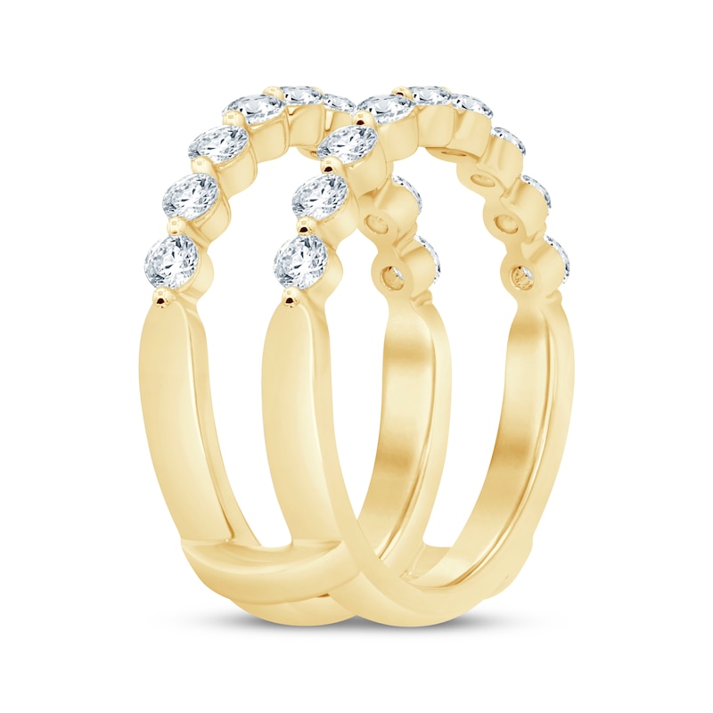 Main Image 2 of Now + Forever Diamond Enhancer Ring 1 ct tw Round-cut 14K Yellow Gold