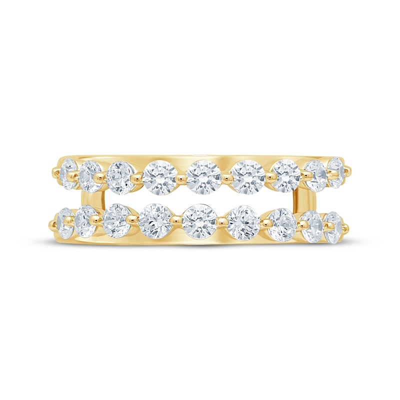 Main Image 3 of Now + Forever Diamond Enhancer Ring 1 ct tw Round-cut 14K Yellow Gold