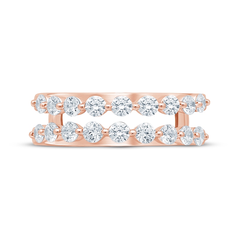 Main Image 3 of Now + Forever Diamond Enhancer Ring 1 ct tw Round-cut 14K Rose Gold