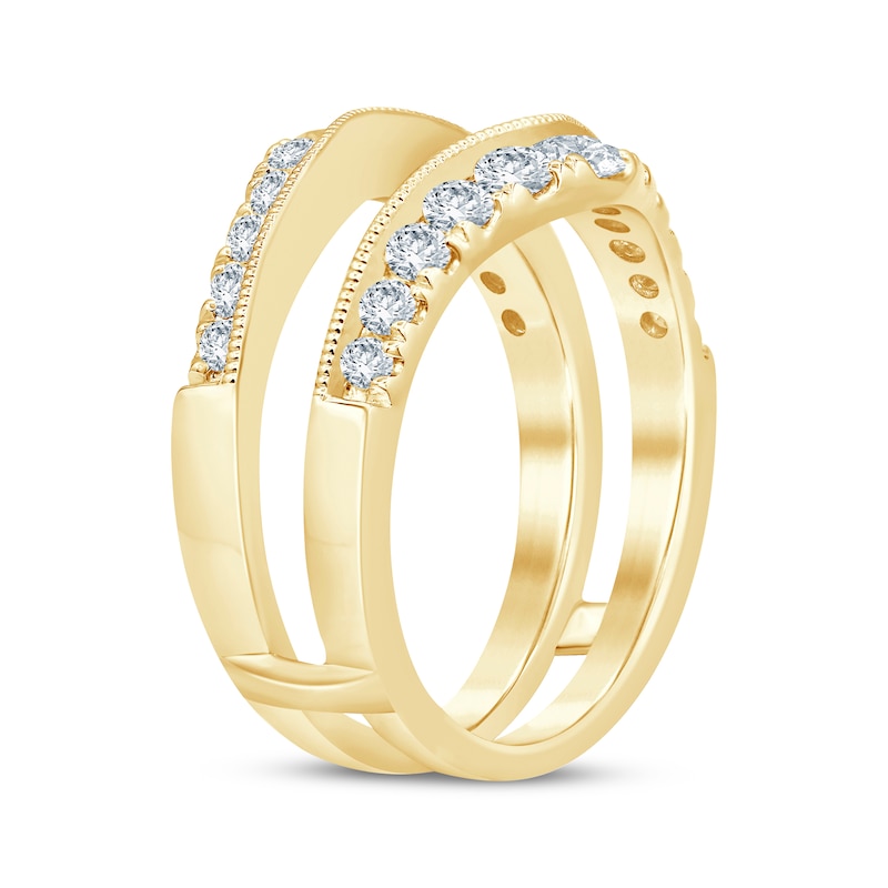 Main Image 2 of Now + Forever Diamond Vintage-Style Enhancer Ring 1 ct tw 14K Yellow Gold
