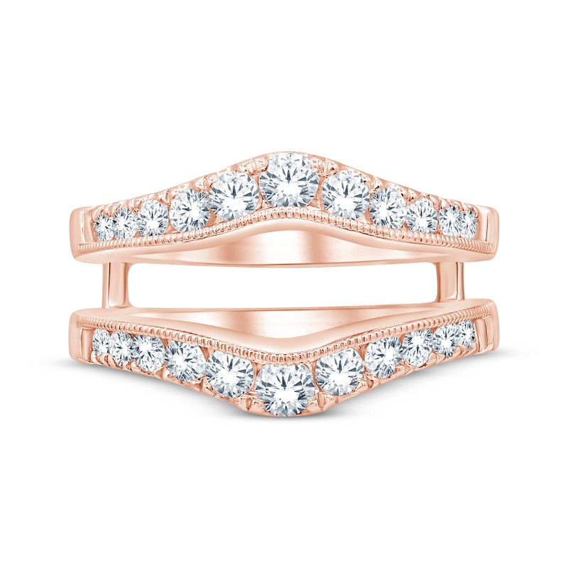 Main Image 3 of Now + Forever Diamond Vintage-Style Enhancer Ring 1 ct tw 14K Rose Gold
