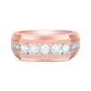 Thumbnail Image 4 of Now + Forever Men's Diamond Wedding Band 1 ct tw 10K Rose Gold