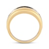 Thumbnail Image 3 of Now + Forever Men's Champagne & White Diamond Wedding Band 1/3 ct tw 10K Yellow Gold