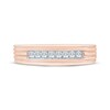 Thumbnail Image 3 of Now + Forever Men's Diamond Wedding Band 1/4 ct tw 10K Rose Gold